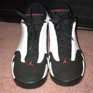 Nike air Jordan 14 black toe